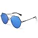 Produktbild YanFa Sunglasses Weiblich, Sonnenbrille, persönlichkeit, Mode, Freizeit, unregelmäßig, Polygon, blau, S0072