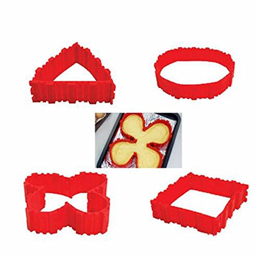 CALISTOUS 3PCS DIY Silicone Cake Mold Magic Bake Snakes Create Chape Nonstick Tray Baking Mould - 2