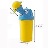 Boys Novelty Portable Potty Urinal for Walking Camping Travel (Yellow)
