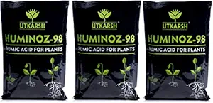 Utkarsh Huminoz-98 (900 gm) (Humic Acid 98% for Plant) (Set of 3)