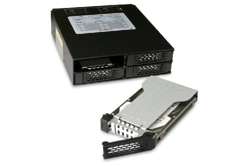 Icy Dock ToughArmor MB994SP-4SB-1 – Backplane für 4x 2,5 Zoll (6,4cm) SATA SSD/HDD in 1x 5,25 Zoll (13,3cm) – Vollmetall - 5