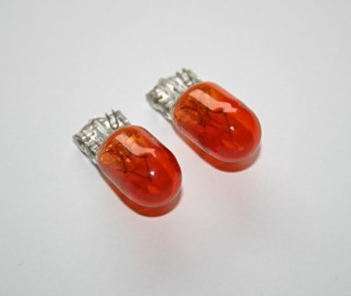 2x AMBER/ORANGE HALOGEN 194 501 921 T10 W5W WEDGE LED Number Plate License licence Bulbs 12v