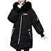 Produktbild TianWlio Jacken Parka Mäntel Damen Herbst Winter Warme Jacken Winter Warmer Mantel Kunstpelz Mit Kapuze Dicke Warme Dünne Jacken Langer Mantel Schwarz L