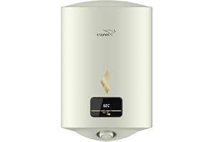V-Guard Victo DG Geyser 15 Litre Water Heater with Digital Display | Vitreous Enamel Coating | High Energy Efficiency | Free PAN India Installation & Connection Pipes