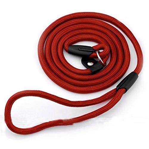 Preisvergleich Produktbild ZXPzZ Nützliche Hunde Hundehalsband Zugseil Hundebedarf Harness Einstellbare Gewebte Kette Leine Nützliche Hunde Hundehalsband (Farbe : Rot)