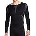 Sport Funktionswäsche Herren Langarm Hemd Seamless von celodoro schwarz/grau Größe: L / XL