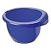 Produktbild Rotho Rührschüssel Onda aus Kunststoff (PP), mit ergonomischem Griff, Antirutsch-Gummiring, Ausgussmulde, Inhalt ca. 2.5 l, ca. 26 x 25.5 x 14 cm (LxBxH), blau