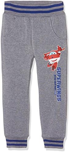 Sun City FR Boy's Superwings Planes Trousers, Gris (Grey), 3-4 Years