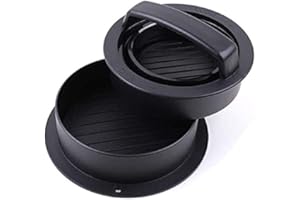 Cisixin Stampo per Hamburger,Stampo per Hamburger Professionale Macchina per Hamburger per Fare Hamburger di Carne o Verdura