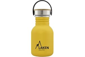 Laken Unisex - Botella de acero inoxidable muy resistente para adultos