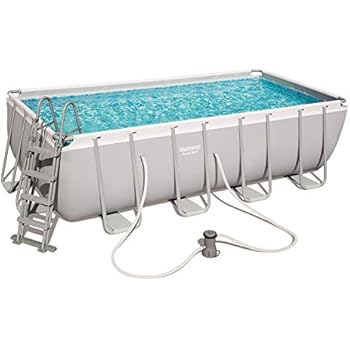 Bestway Kit Piscine Ovale Power Steel Frame V Premium Amazonfr