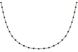 LES POULETTES BIJOUX - Collier Plaqué Or Chaine Billes et Perles Émaillées