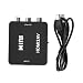 Produktbild Hanbaili Mini-Composite 1080P HD HDMI zu Cinch Audio Video AV CVBS NTSC PAL Konverter Adapter mit USB-Kabel für TV