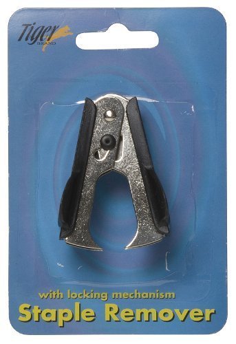 Preisvergleich Produktbild Metall Office Klammer-Entferner, Mit Verriegelung Sicherungstaste Hochwertiges Accessoire für Den Schreibtisch