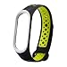 Produktbild Cypapa® Hochwertiger Leichter Ersatz belüftet Sporst Soft Armband Strap für Xiaomi Mi Band 3 (Normale Größe Mi Band 3, G)