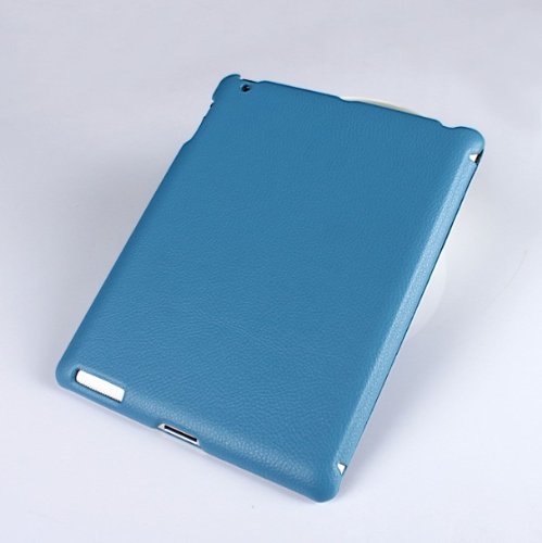 Invision® iPad 2 iPad 3 und iPad 4 Intelligente Hülle – Tolles Design – Magnetische Aufweck/Schlaf-Funktion – Hochwertiges PU-Leder (iPad 2 3 4 / Hell Blau) - 3