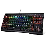 Mechanische DE-Layout Gaming Tastatur mit RGB-Beleuchtung