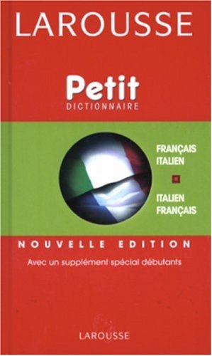 couverture de : Petit dictionnaire fran&ccedil;ais-italien