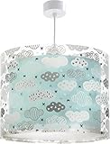 babyzimmer lampe wolke Türkisfarbige Lampe, deren Licht über alle verschiedenen Wolkenformen aufstrahlt.