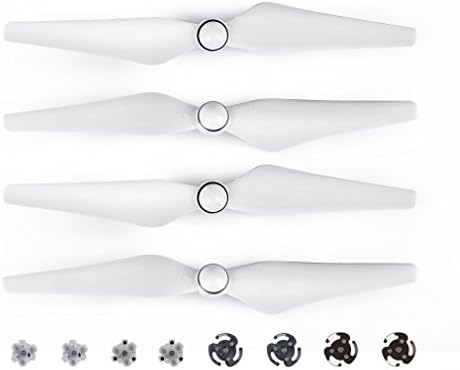 Penivo 2 Pairs For DJI Phantom 4 Drone parts 9450 Self-locking Propellers Props Blades,White