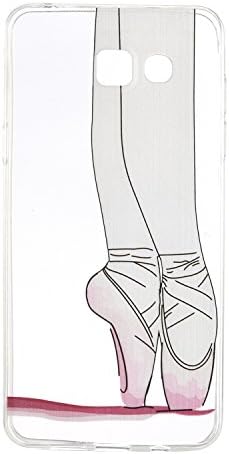 A5 2016 Case, Samsung A5 2016 Soft Case, Samsung Galaxy A510 Clear Back Cover, Cozy Hut Ultra Light Slim Shockproof Silicone TPU Gel Case [Ultra-Thin] [Lightweight] [Anti-Scratch] [Drop Protection] Transparent Protective Back Cover For Samsung Galaxy A5(2016) A5100 A510F 5.2 Inch - ballet