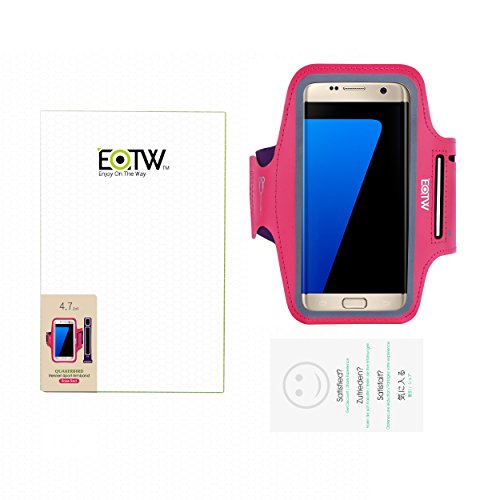 EOTW Brazalete deportivo Samsung Galaxy s6 7 de Neopreno Antideslizante con un bolsillo para tarjetas  llaves  dinero y auriculares  Brazalete movil Ajustable   Prueba de Sudor perfecto para Running F  tbol Pesca Gimnasio Bicicleta Waveboard 