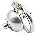 Produktbild Neueste Edelstahl Penis Ring, Keuschheitssperre Edelstahl Komfortable Stealth, Kleine Mini-Ring Penis Cock Cage Sex Spielzeug Für Männer