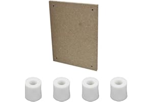 TEW Fire Retardant Consumer Unit/Meter Board 18″ x 12″ (450mm x 300mm) c/w 4 x 19mm PVC Spacers