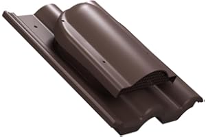 KAUFDACH ALLES FÜR DEIN DACH Flachlüfter für Braas - Frankfurter, Benders - Mecklenburger, ProDach - Doppelrömer, Nelskamp - Doppelrömer (RAL 8017 - Braun)