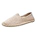 Produktbild ZHANSANFM Unisex-Erwachsene Segeltuchschuhe Slip On Breathable Halbschuhe Sommer Freizeit Verschleißfest Sportschuhe Regular Fit Elegant Flacheschuhe Gr.35-4541 Khaki
