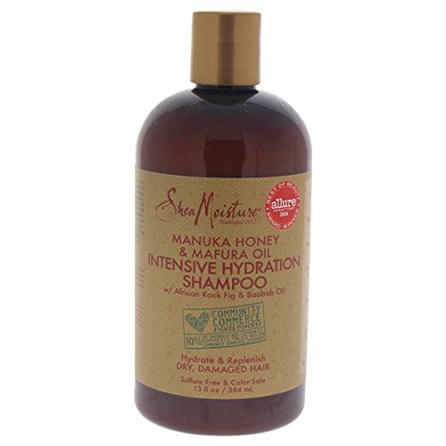 Shea Moisture Manuka Honey & Mafura Oil Intensive Hydration Shampoo with African Rock Fig & Baobab Oil 13oz