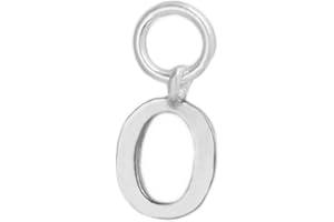 SUGARKITTEN LONDON Sterling Silver A-Z Letter Alphabet Initial DIY Charm Pendant 8 x 15mm
