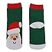 Toddler Baby Boy Girl Christmas Socks Gifts (4-6Y, Santa Claus Print)