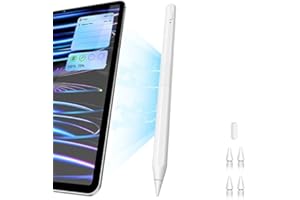 EVARYOO iPad Pencil 2ème génération pour iPad avec Chargeur sans Fil & rejet de la Paume de la Main & Inclinaison Compatible iPad Pro 12.9" 6/5/4/3, iPad Air 4/5, iPad Pro 11" 4/3/2/1, iPad Mini 6 gen