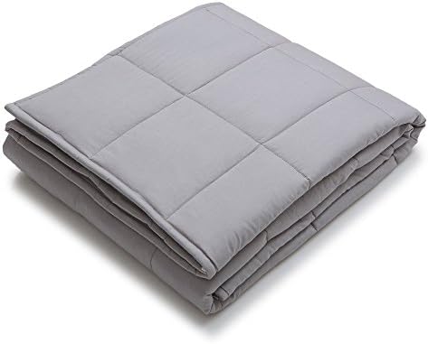 Weighted Blanket by WFU for Children, Fall Asleep Faster and Sleep Better, Great for Anxiety, ADHD, Autism, OCD, and Sensory Processing Disorder(36''x48'')(5 lbs for 40lbs individual)