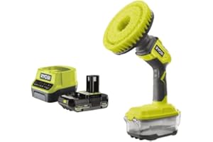 Ryobi Pack Brosse motorisée 18V OnePlus R18CPS-0-1 Batterie 2.0Ah - 1 Chargeur Rapide 2.0Ah RC18120-120
