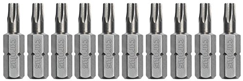CAROLUS 3101.07 Bits, Vorteilspack 10-tlg Torx T7, 1 Stück