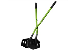 Venteo EARTWISE XXL Ergonomic Leaf Collector Garden Tool – Leaf Collector – Green/Black – Telescopic / Extendable / Adjustable Handle