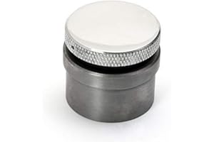 ZEMEX Aluminium Tankdeckel belüftet mit Rändelung und Stutzen zum Einschweissen Motorrad Chopper Universal