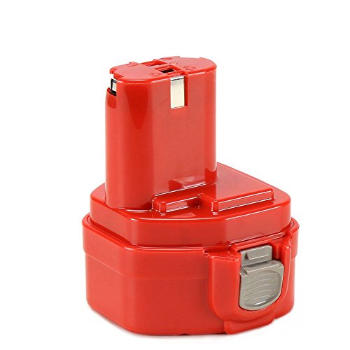 Powayup für Makita Akku 12V 3.0Ah Ni-Mh Batterie Werkzeugakku ErsatzAkku 1222 12341220 12331235 1235B 1235F 2Packs - 4
