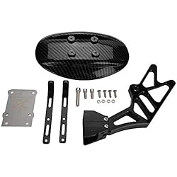 Garde-boue arrière de moto en aluminium CNC et fibre de carbone garde-boue arrière avec matériel de montage pour Kawasaki Z1000 2010-2017