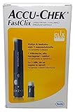 Accu Chek Fastclix Finger Pricked Lancing Device + 6 Lancets