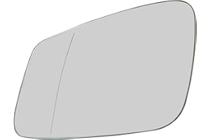 KYYET Side Door Wind Heated White Mirror Glass With Back Plate For F01 F07 F10 F11 F20 F21 F22 F30 F31 F32 F34 F36 i3 (Left)