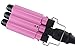 Professional Curling Tongs,CoFashion Hot Tools Curling Iron Large Barrel 25mm Ceramic LCD Display Wave Styling Hair Curlers Temperature Adjustable Pink