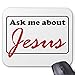 Produktbild Mauspad mit seidenweicher Textiloberflche - Mouse Pad Paradise (antistatische Wirkung - perfekte Gleiteigenschaft PC / Computer Mousepad)-ask me about jesus