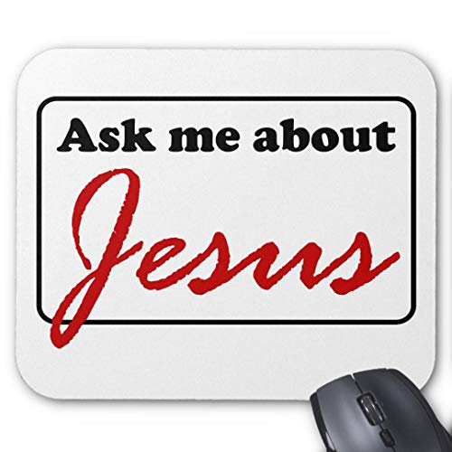 Preisvergleich Produktbild Mauspad mit seidenweicher Textiloberflche - Mouse Pad Paradise (antistatische Wirkung - perfekte Gleiteigenschaft PC / Computer Mousepad)-ask me about jesus