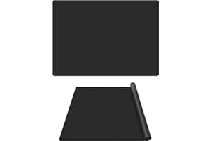 SOSMAR Silicone Mats for Crafts, A3 Large Silicone Sheet for Crafts Resin, Jewellery Multi-Purpose Protective Mats Painting Mats for Worktops, 40cm x 30cm, Black