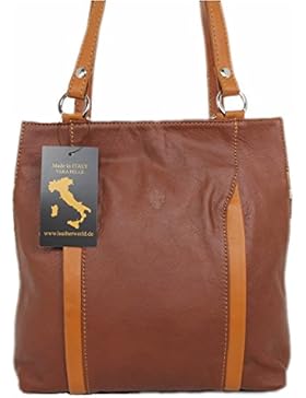 Ledertasche Schultertasche Leder Rucksack Umhängetasche 04180