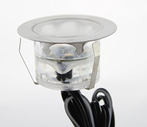 FVTLED 10er Set Ø45mm RGB Bodeneinbaustrahler IP67 Wasserdicht Einbaustrahler Farbwechsel-LED Terrasse Garten Aussen Einbauleuchten - 7
