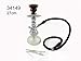 Produktbild ShiSha ideal für unterwegs 26cm, mini Wasserpfeife weiß 1-Schlauch